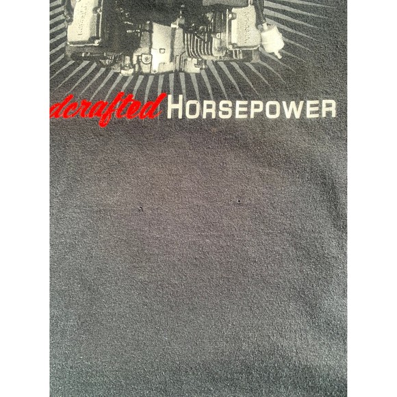 Vintage Y2K Kawasaki Engines Handcrafted Horsepower T-shirt Size L - Picture 7 of 7